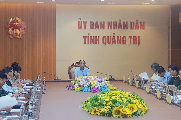 Phó Thủ tướng Lê Văn Thành họp trực tuyến với các địa phương sẵn sàng ứng phó với bão số 4 - Anh 1
