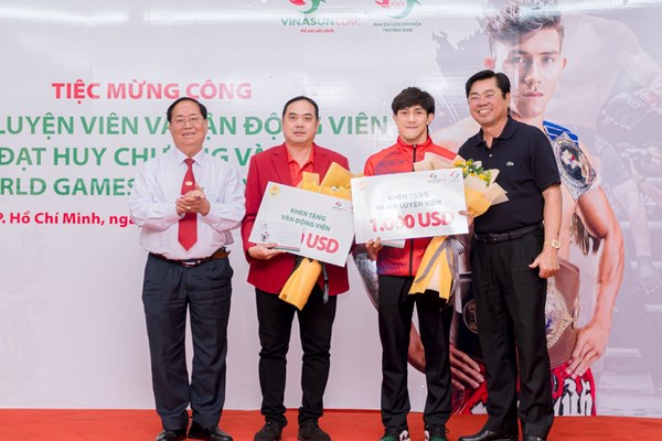 Nhà vô địch World Games môn Muay Nguyễn Trần Duy Nhất được vinh danh - Anh 2