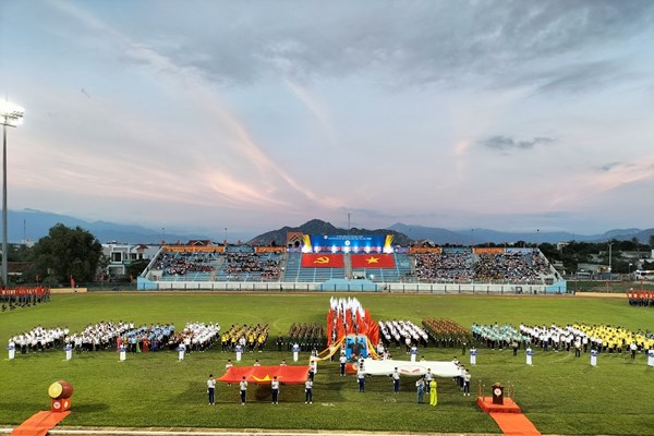 Khai mạc Đại hội Thể dục thể thao tỉnh Ninh Thuận lần thứ VII năm 2022 - Anh 1