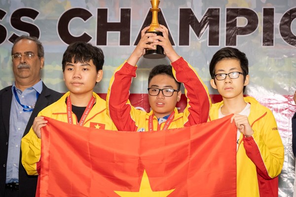 Cờ vua Việt Nam nhất toàn đoàn tại giải trẻ châu Á - Anh 2