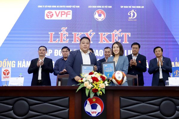 Bóng đá Việt Nam công bố hợp đồng tài trợ với Tập đoàn Động Lực - Anh 3
