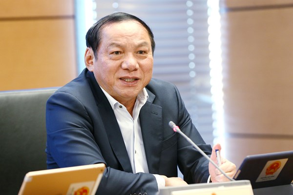 Bộ trưởng Nguyễn Văn Hùng: Tránh tình trạng đất dành cho việc xây dựng các thiết chế văn hoá phải chuyển đổi sang mục đích khác - Anh 1