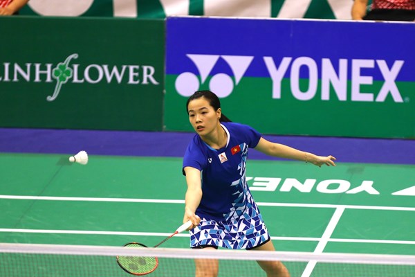 Thuỳ Linh gặp Vũ Thị Trang tại chung kết giải cầu lông quốc tế Đà Nẵng - Anh 1