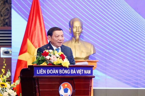Bộ trưởng Nguyễn Văn Hùng giao 6 nhiệm vụ cho Liên đoàn Bóng đá Việt Nam nhiệm kỳ  IX - Anh 1