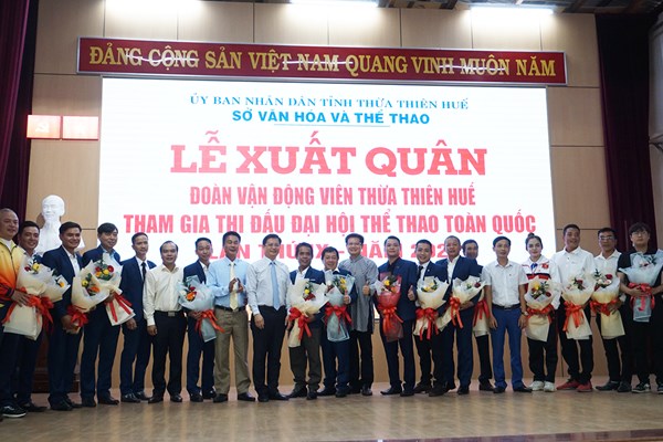 Thừa Thiên Huế tham gia thi đấu 17 bộ môn tại Đại hội TDTT toàn quốc - Anh 1