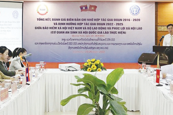 BHXH Việt Nam tham dự Hội nghị ASSA 39 tại Lào - Anh 1