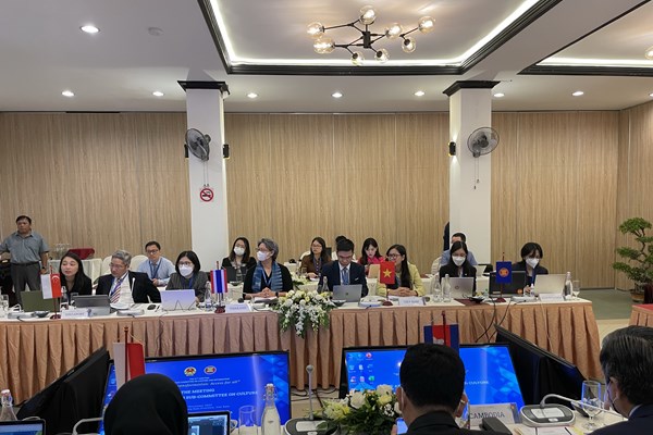 Hội nghị lần thứ 57 ASEAN-COCI: Phiên họp của các Tiểu ban Văn hóa, Thông tin ASEAN - Anh 2