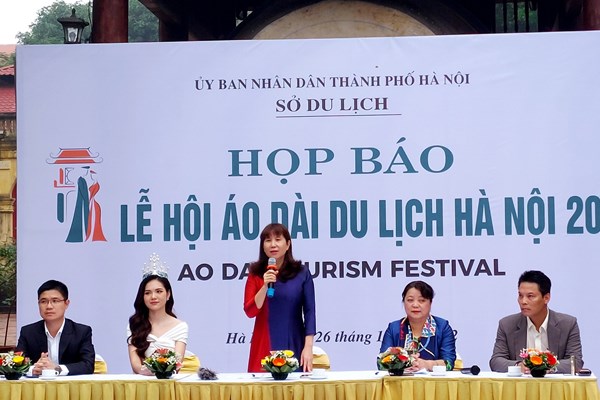 Lễ hội Áo dài du lịch Hà Nội năm 2022 diễn ra đầu tháng 12 - Anh 1