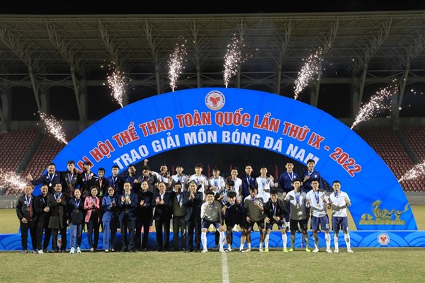 Nghệ An giành HCV môn bóng đá nam Đại hội Thể thao toàn quốc lần thứ IX - Anh 2