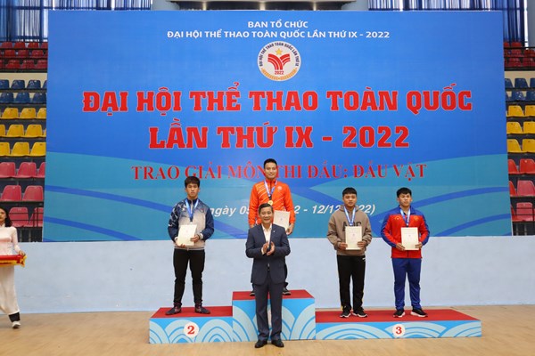 Hà Nội dẫn đầu môn Vật tại Đại hội Thể thao toàn quốc lần thứ IX - Anh 2