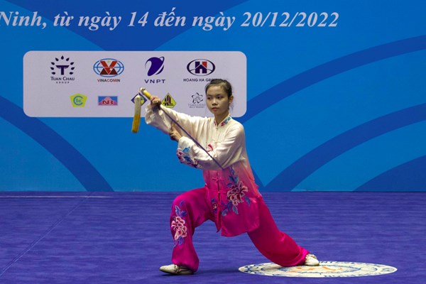 Giành thêm 4 HCV, Hà Nội tiếp tục dẫn đầu môn Wushu - Anh 1