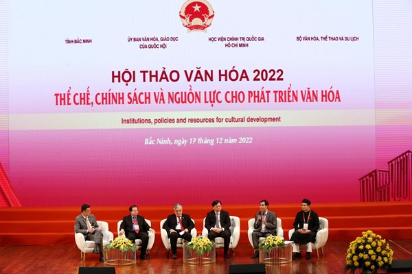 Hội thảo Văn hóa 2022: Đã trực diện làm rõ những vấn đề gây cản trở... - Anh 2
