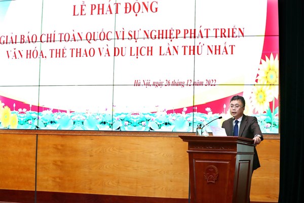 Phát động Giải Báo chí toàn quốc “Vì sự nghiệp phát triển Văn hóa, Thể thao và Du lịch” lần thứ nhất: Khích lệ những cây bút, nâng tầm vị thế ngành VHTTDL - Anh 2