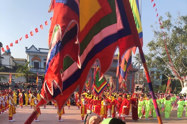 Lễ hội kéo chữ truyền thống tại làng Phụng Công, tỉnh Thái Bình - Anh 4
