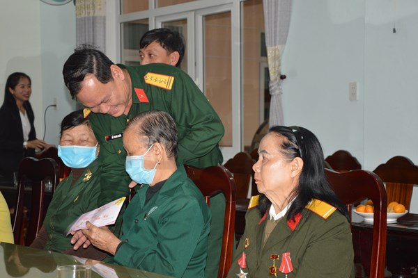 Thăm, tặng quà các thương, bệnh binh ở Quảng Nam - Anh 1