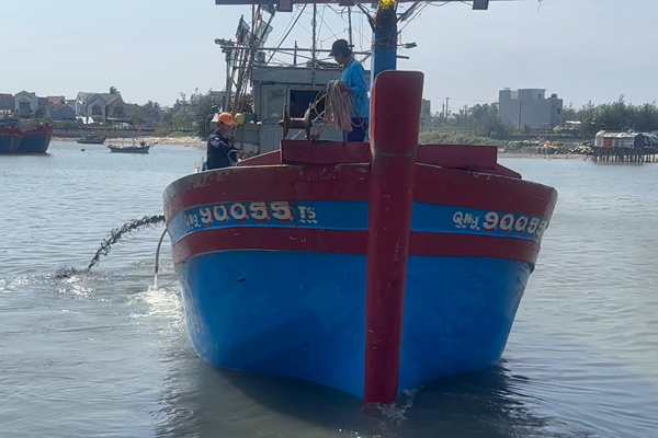 Ngư dân Quảng Ngãi vươn khơi bám biển xuyên Tết - Anh 5
