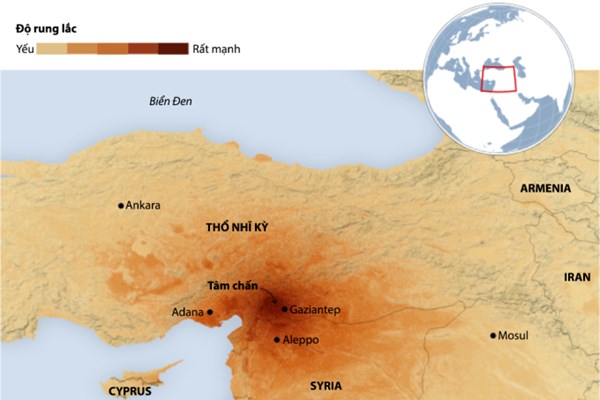 Số người chết tăng lên hơn 4.000 người sau trận động đất kinh hoàng ở Thổ Nhĩ Kỳ và Syria - Anh 1