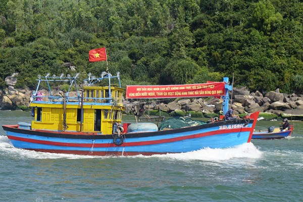 Rộn ràng lễ hội ra khơi đầu năm tại cửa biển Tam Quan - Anh 2
