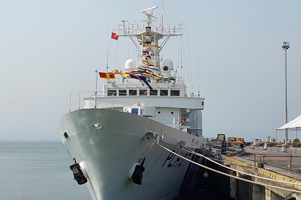 Tàu tuần tra Lực lượng Bảo vệ bờ biển Nhật Bản cập cảng Đà Nẵng - Anh 2