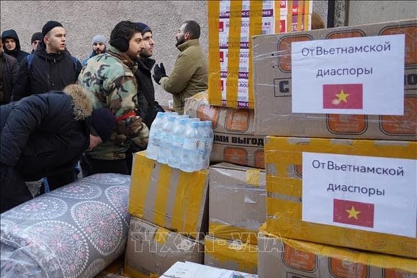 Người Việt ở Nga tổ chức hỗ trợ nạn nhân Syria sau động đất - Anh 3