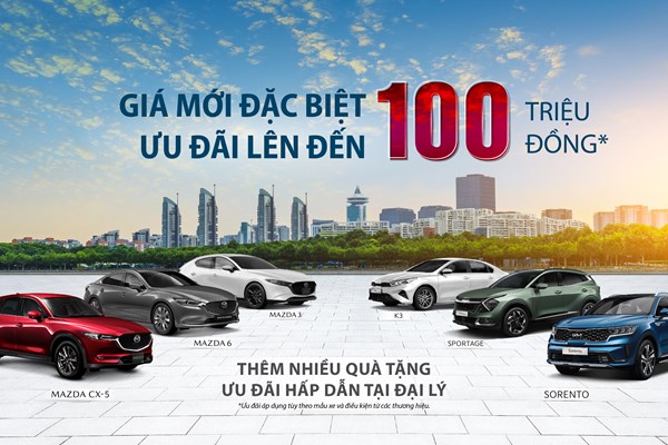 Thaco Auto công bố giá bán mới và tăng ưu đãi cho các dòng xe Kia và Mazda - Anh 1