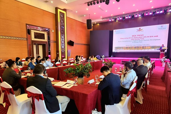 Tăng cường hỗ trợ phát triển du lịch xanh Quảng Nam - Anh 1