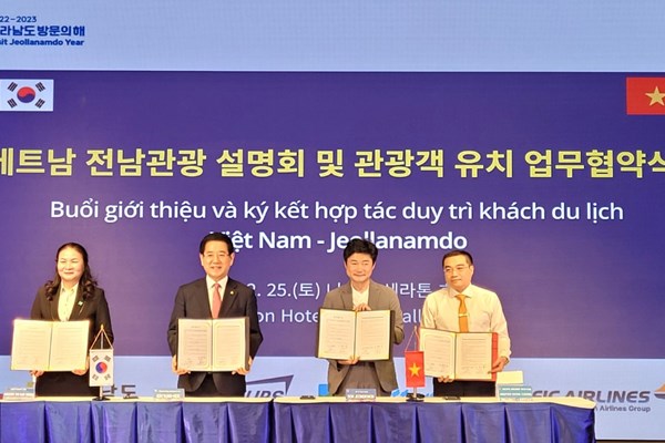 Tăng cường hợp tác phát triển du lịch Khánh Hòa và tỉnh Jeollanam-do (Hàn Quốc) - Anh 1