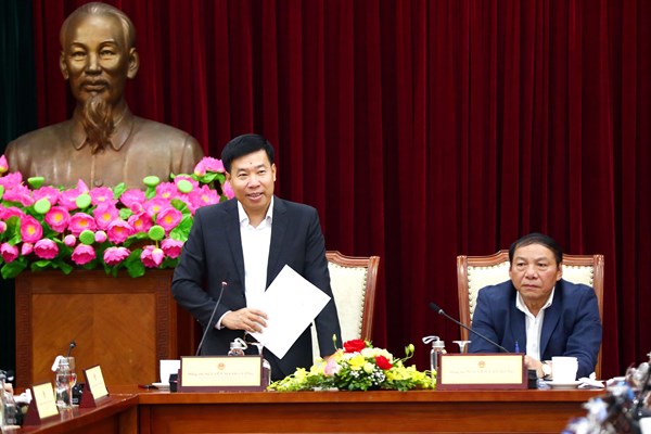 Bộ trưởng Nguyễn Văn Hùng: Bộ VHTTDL sẽ đồng hành với Bình Phước để cùng tiến xa hơn - Anh 6