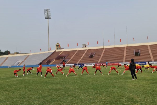 Tuyển U20 nữ Việt Nam đặt quyết tâm cao tại vòng loại giải châu Á - Anh 2