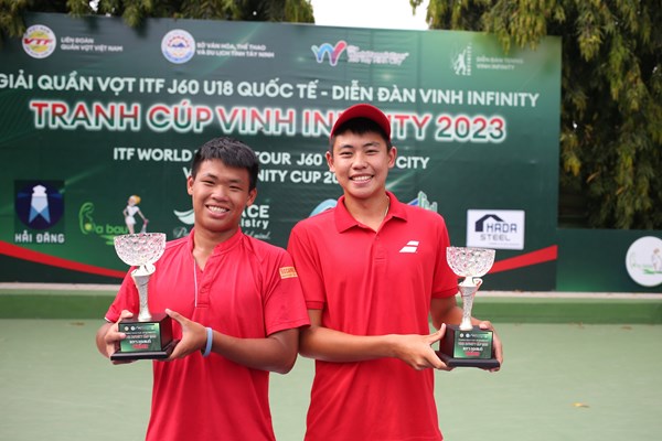 Việt Nam đoạt 2 chức vô địch tại giải quần vợt trẻ quốc tế ở Tây Ninh - Anh 2