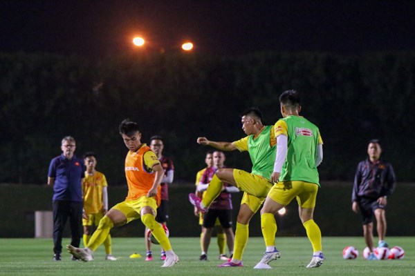 U23 Việt Nam “rèn quân” chuẩn bị gặp U23 Iraq - Anh 1