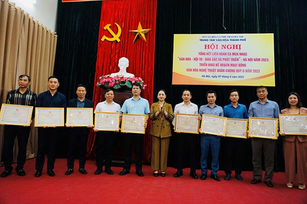 Hà Nội: Tổng kết và trao giải Liên hoan Ca múa nhạc “Văn hoá – Hội tụ - Bản sắc và Phát triển” - Anh 2