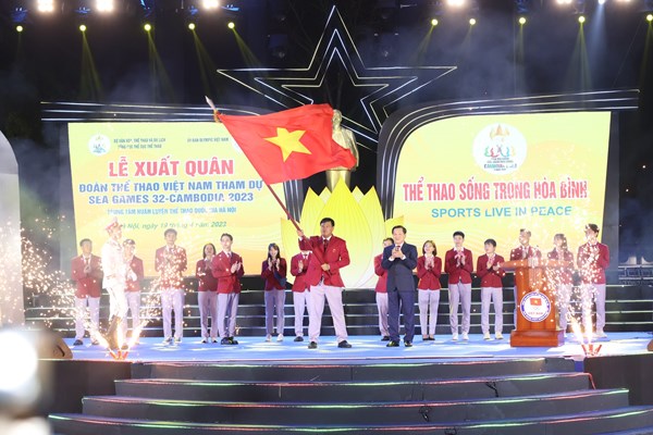 Lễ xuất quân Đoàn Thể thao Việt Nam dự SEA Games 32: Thể thao Việt Nam đã sẵn sàng! - Anh 5