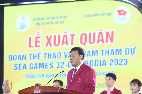 Lễ xuất quân Đoàn Thể thao Việt Nam dự SEA Games 32: Thể thao Việt Nam đã sẵn sàng! - Anh 6