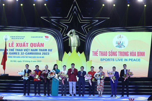 Lễ xuất quân Đoàn Thể thao Việt Nam dự SEA Games 32: Thể thao Việt Nam đã sẵn sàng! - Anh 8
