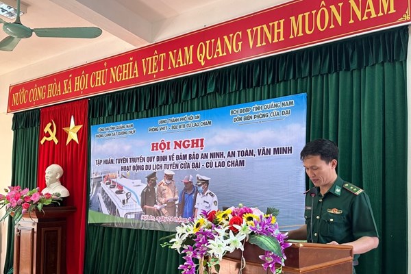 Hội An: Tuyên truyền Luật Giao thông đường thủy nội địa cho các đơn vị, cá nhân hoạt động du lịch - Anh 1