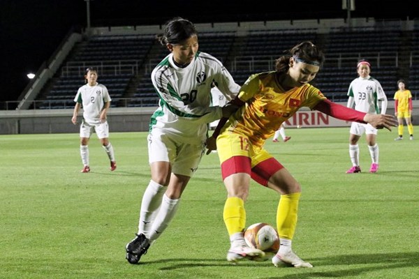 Tuyển nữ Việt Nam hoà trận giao hữu cuối ở chuyến tập huấn Nhật Bản - Anh 2