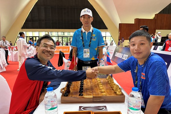Cờ Ouk Chaktrang Việt Nam chắc chắn có huy chương tại SEA Games 32 - Anh 1