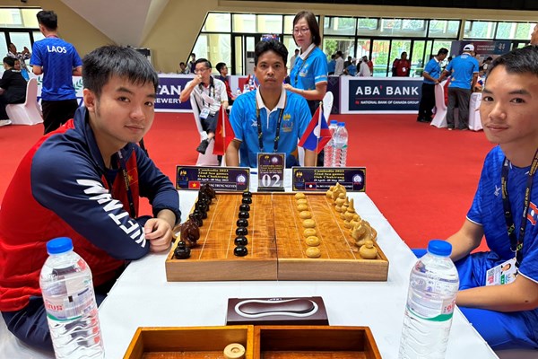 Cờ Ouk Chaktrang Việt Nam chắc chắn có huy chương tại SEA Games 32 - Anh 2