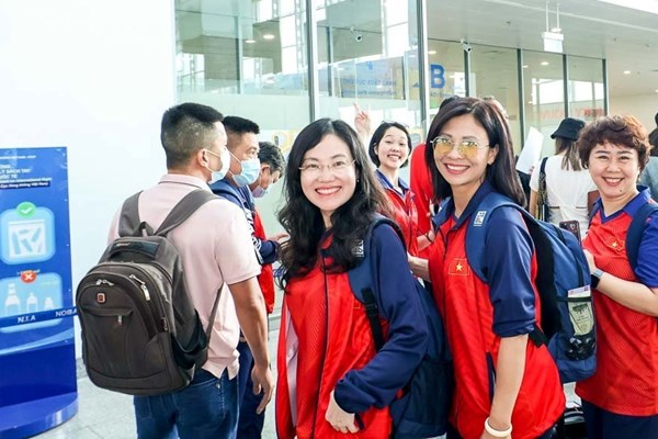 Đoàn Thể thao Việt Nam lên đường dự SEA Games 32: Quyết tâm thi đấu vì niềm tự hào Việt Nam - Anh 3