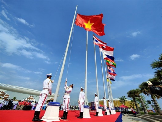 Lễ thượng cờ Đoàn thể thao Việt Nam tại SEA Games 32 - Anh 1
