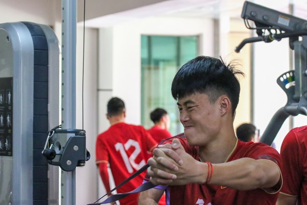 U22 Việt Nam tập thể lực, chuẩn bị cho trận đấu với Malaysia - Anh 1