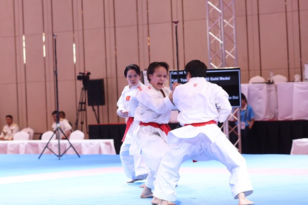 Karate Việt Nam giành 2 HCV đồng đội - Anh 1