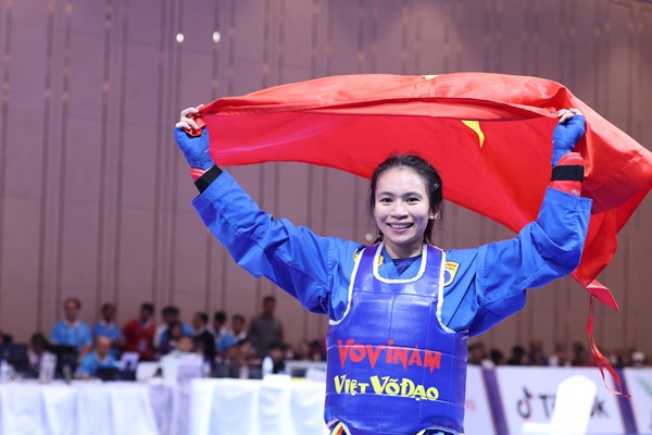 Vovinam Việt Nam giành tấm HCV đầu tiên tại SEA Games 32 - Anh 2