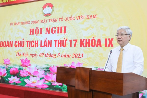 Hội nghị Đoàn Chủ tịch Uỷ ban Trung ương MTTQ Việt Nam lần thứ 17 - Anh 1