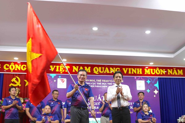 Đoàn Thể thao Người khuyết tật Việt Nam xuất quân tham dự ASEAN Para Games 12 - Anh 2