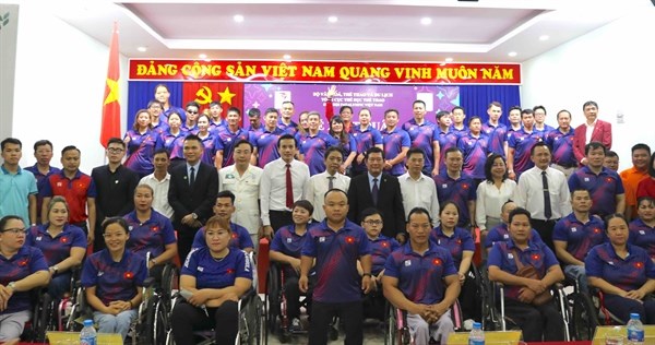 Đoàn Thể thao Người khuyết tật Việt Nam dự ASEAN Para Games 12: Quyết tâm giành thành tích tốt nhất - Anh 1