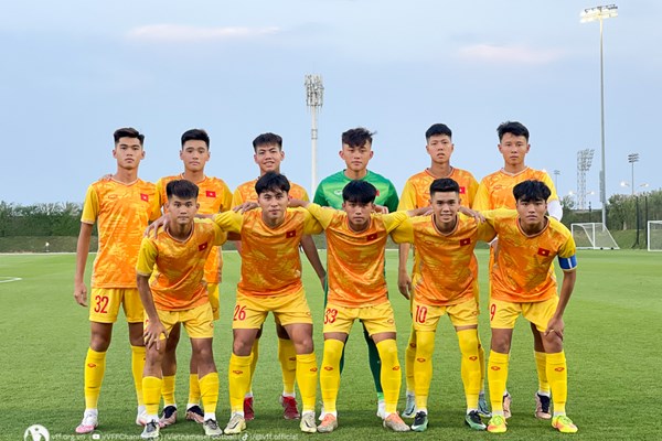U17 Việt Nam thắng thuyết phục chủ nhà Qatar - Anh 1