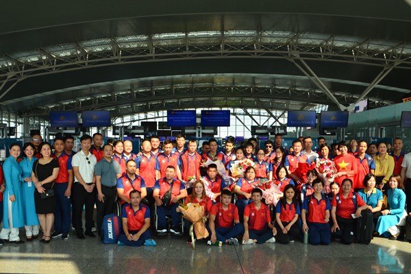 Đoàn Thể thao Người khuyết tật Việt Nam lên đường tham dự ASEAN Para Games 12 - Anh 2