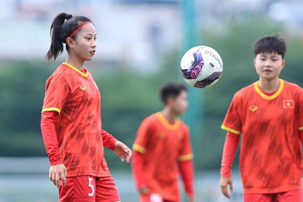 U20 nữ Việt Nam đặt mục tiêu vào vòng chung kết giải châu Á - Anh 1